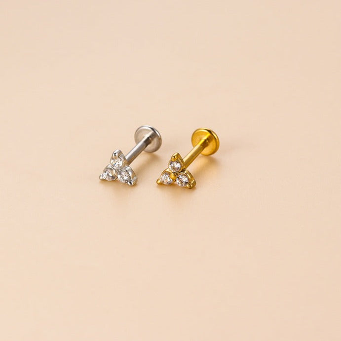 Three Little Gems | Flat Back Stud