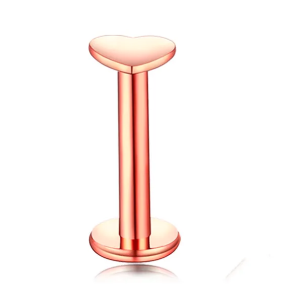 Tiny Heart | Stainless Steel Flat Back Stud