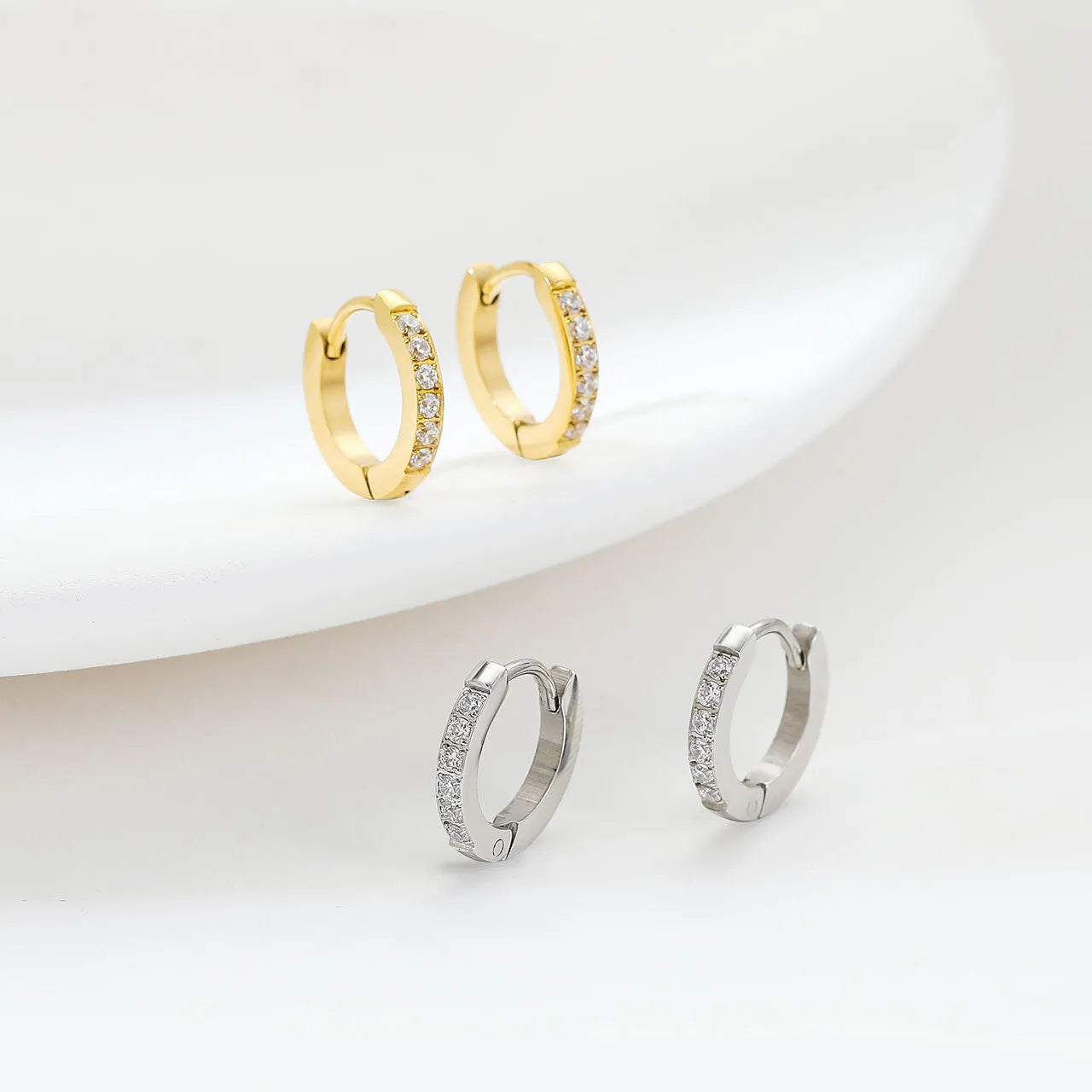 Titanium Gem Huggies