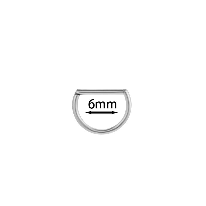 6mm Straight Bar | G23 Titanium Clicker Ring