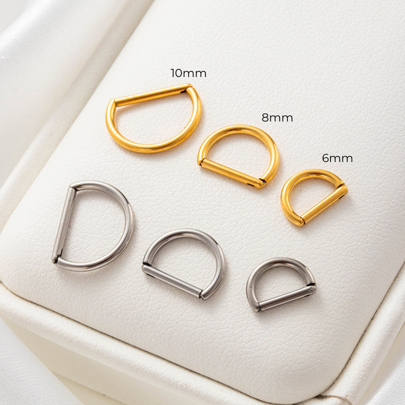 6mm Straight Bar | G23 Titanium Clicker Ring