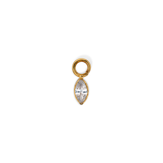 Waterproof Earring Charm | Marquise