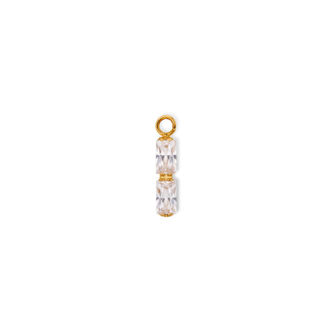 Double Baguette | G23 Titanium Piercing Charm