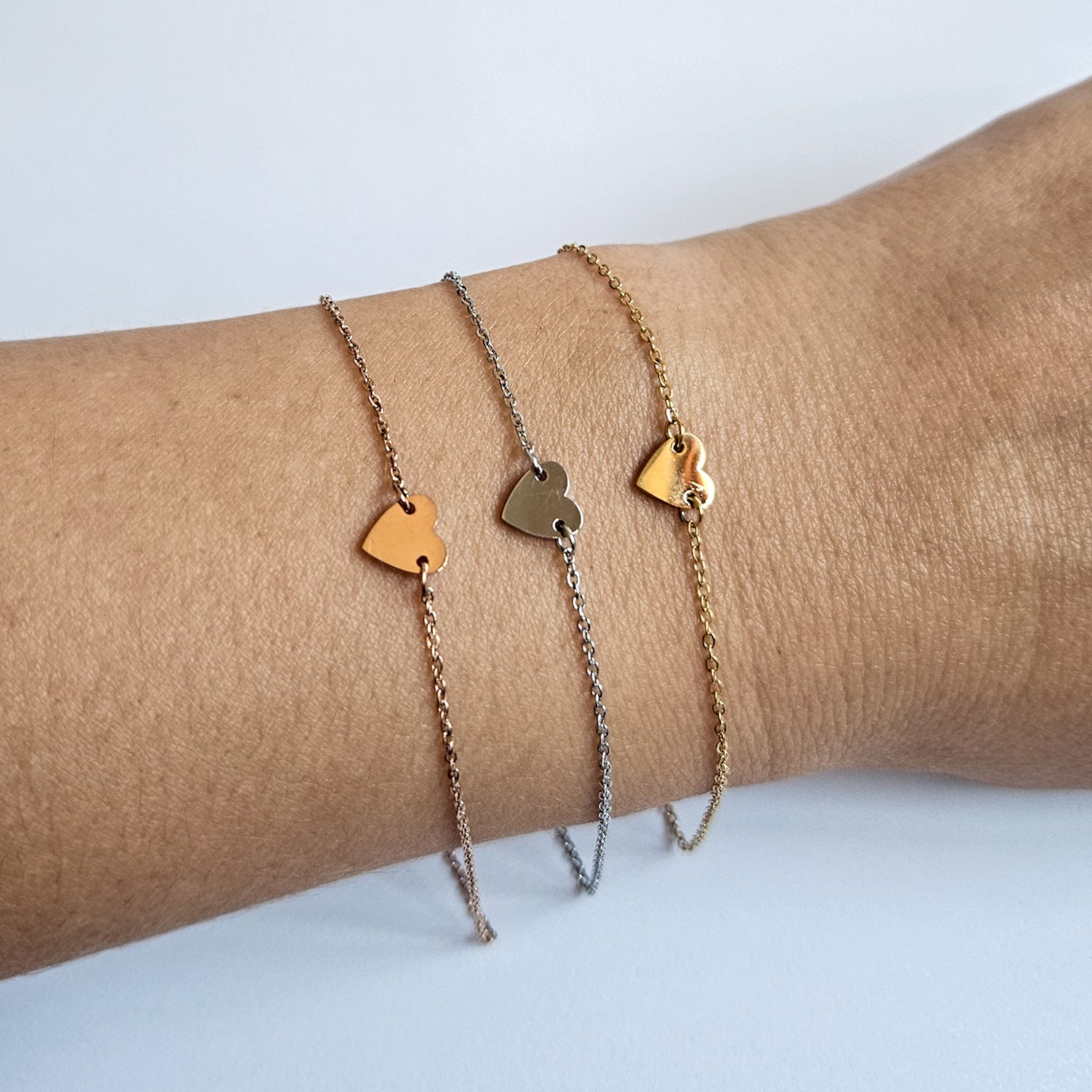 Simple Heart Bracelet