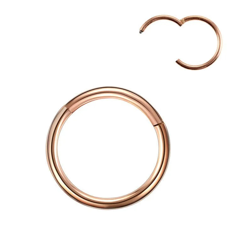 1mm | Stainless Steel Seamless Clicker Ring 18G Gauge