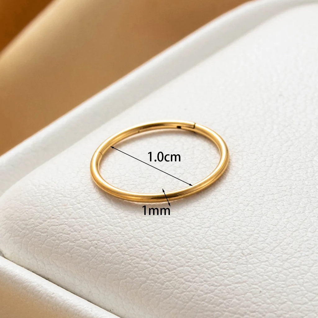 1mm | G23 Titanium Seamless Clicker Ring 18G Gauge