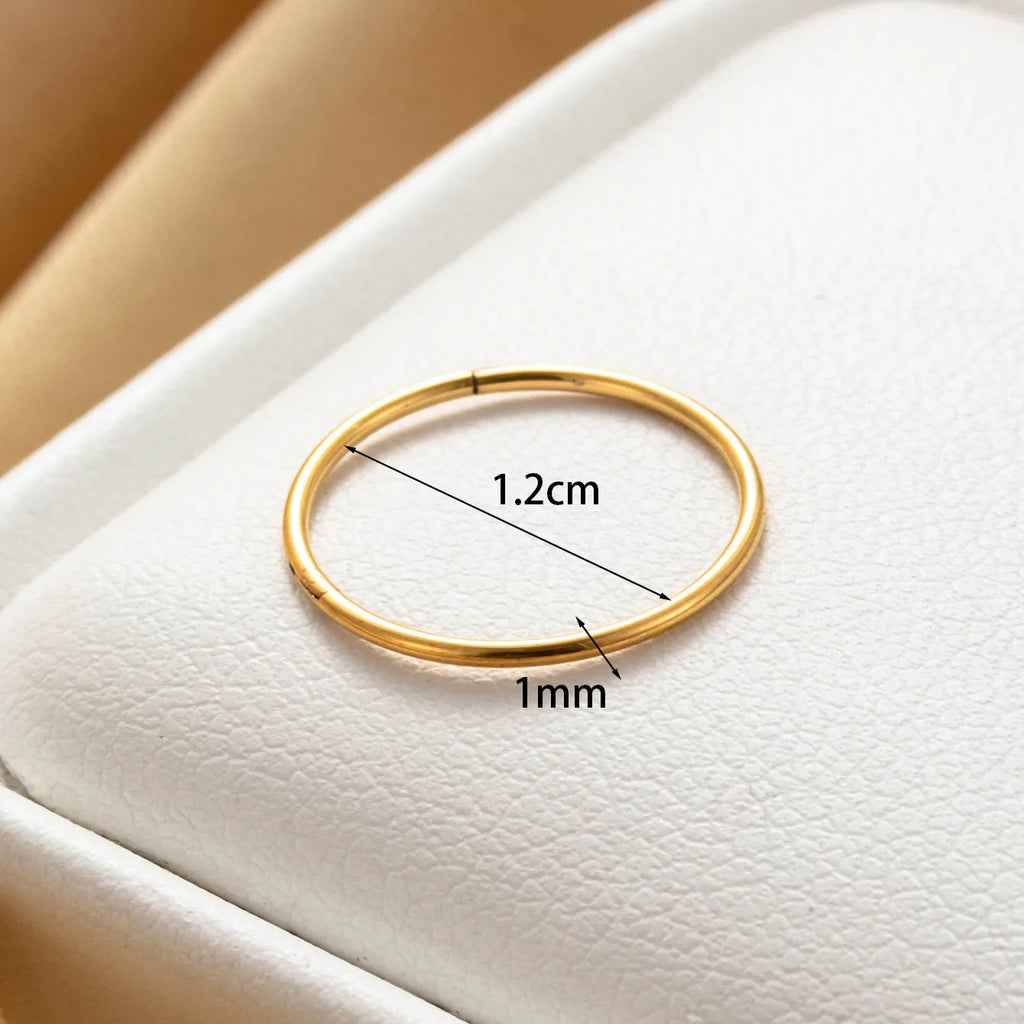 1mm | G23 Titanium Seamless Clicker Ring 18G Gauge