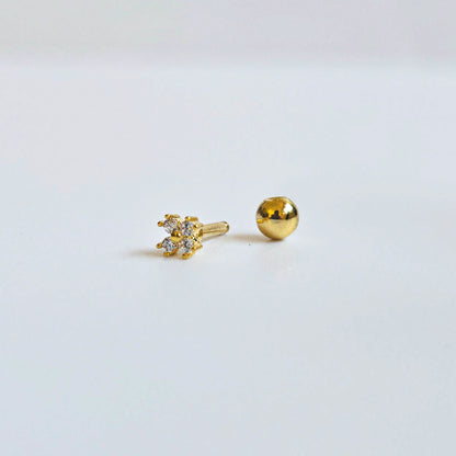 Petite Petal | Screw Ball Stud