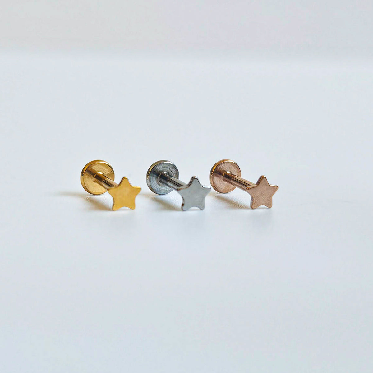Little Star | Stainless Steel Flat Back Stud