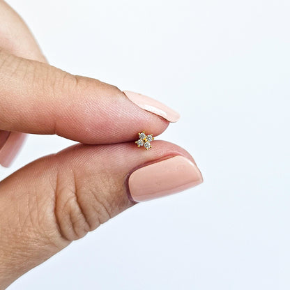 Petite Petal | Screw Ball Stud