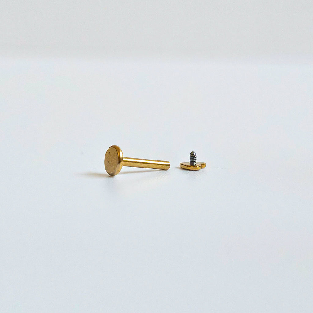 Tiny Heart | Stainless Steel Flat Back Stud