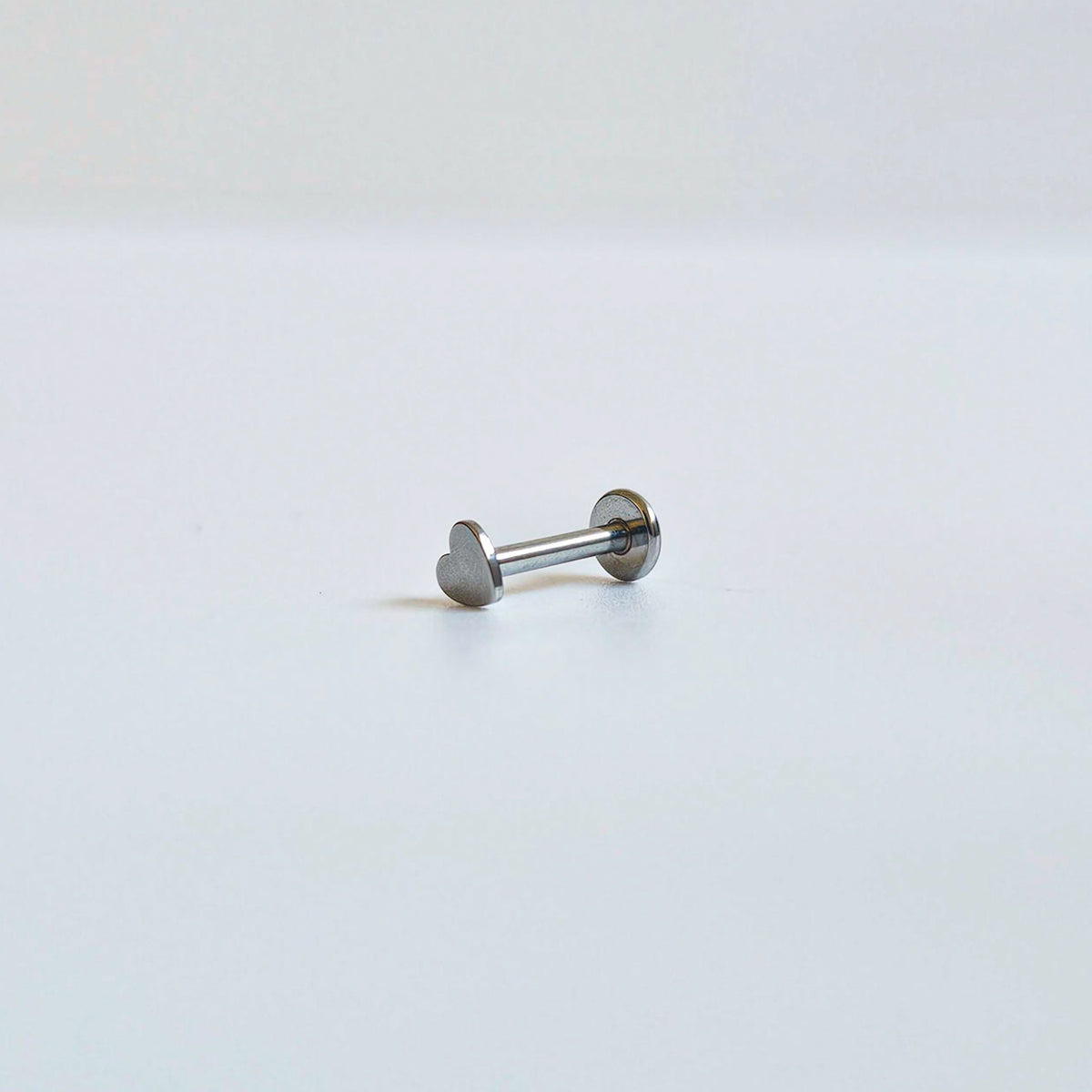 Tiny Heart | Stainless Steel Flat Back Stud