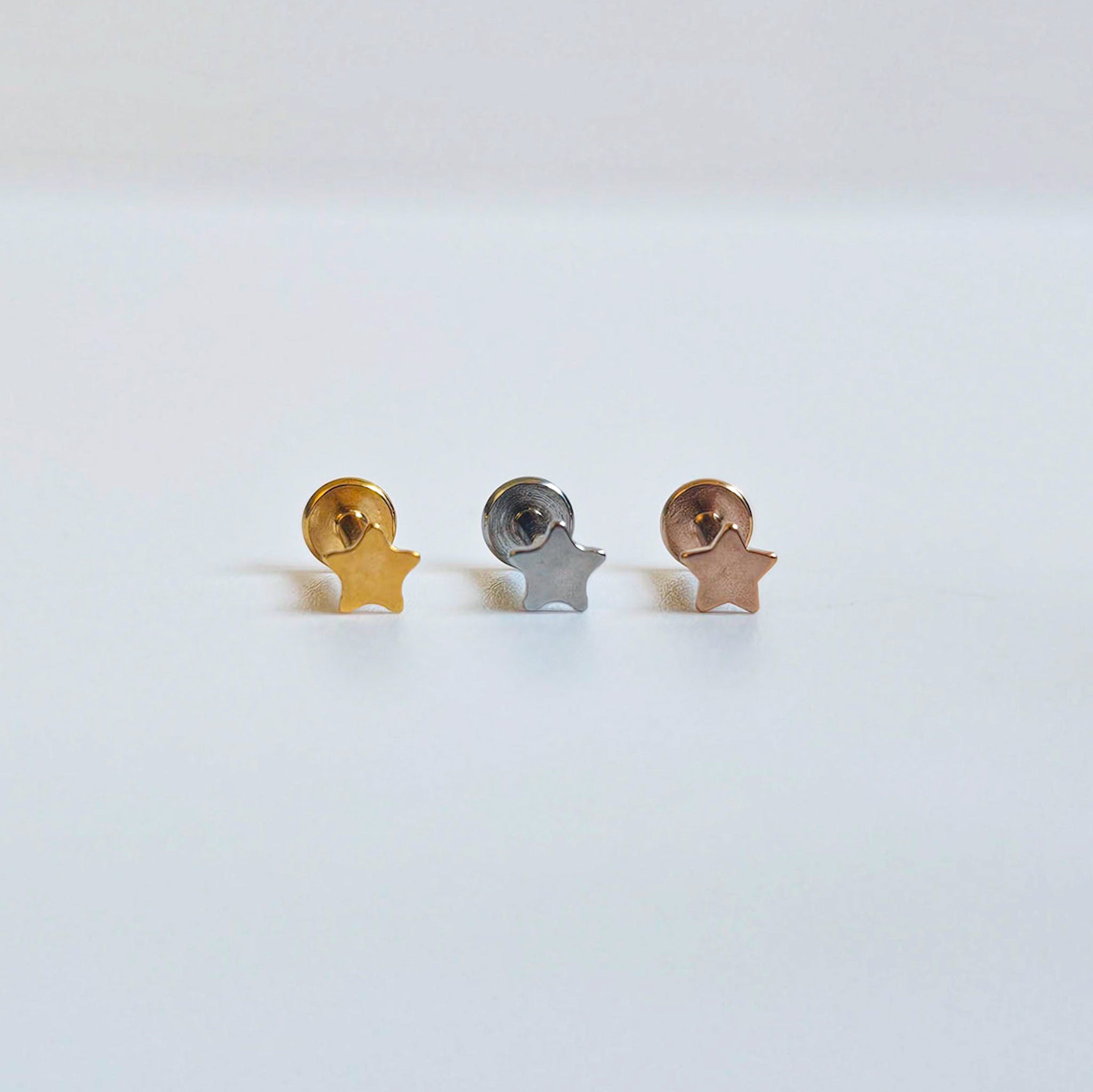 Little Star | Stainless Steel Flat Back Stud