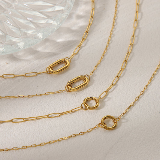 DIY Gold Charm Paperclip Necklace - NEW Styles!