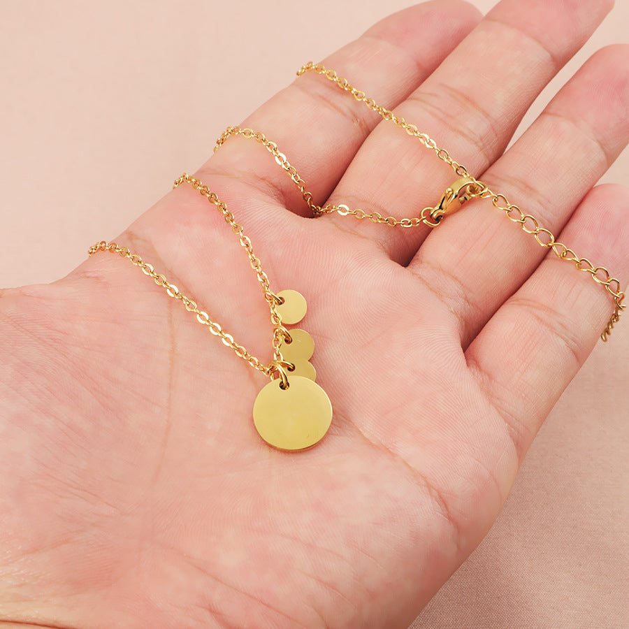 Legacy Engraved Necklace | Gold