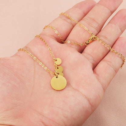 Legacy Engraved Necklace | Gold