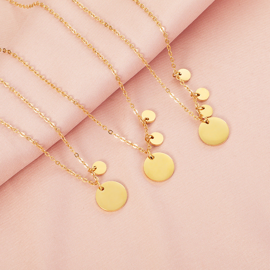 Legacy Engraved Necklace | Gold