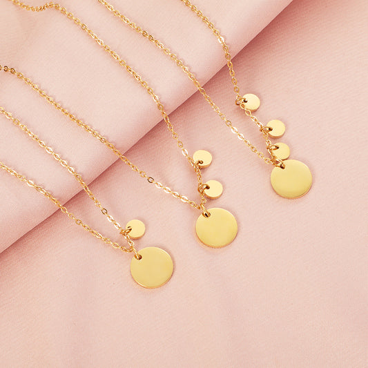 Legacy Engraved Necklace | Gold