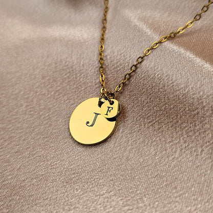 Legacy Engraved Necklace | Gold