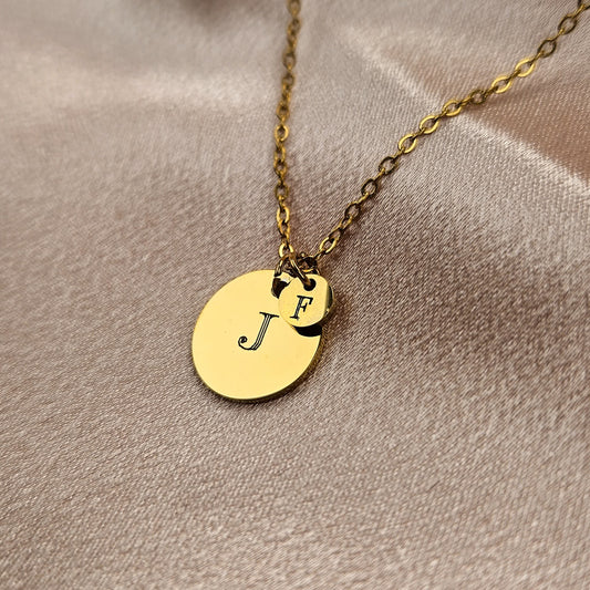 Legacy Engraved Necklace | Gold
