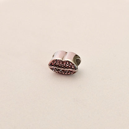 Lips Bead Bracelet Charm