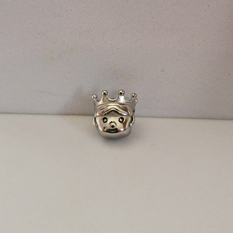 Little King Bead Bracelet Charm
