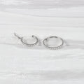 6mm CZ Luxe | Stainless Steel Clicker Ring