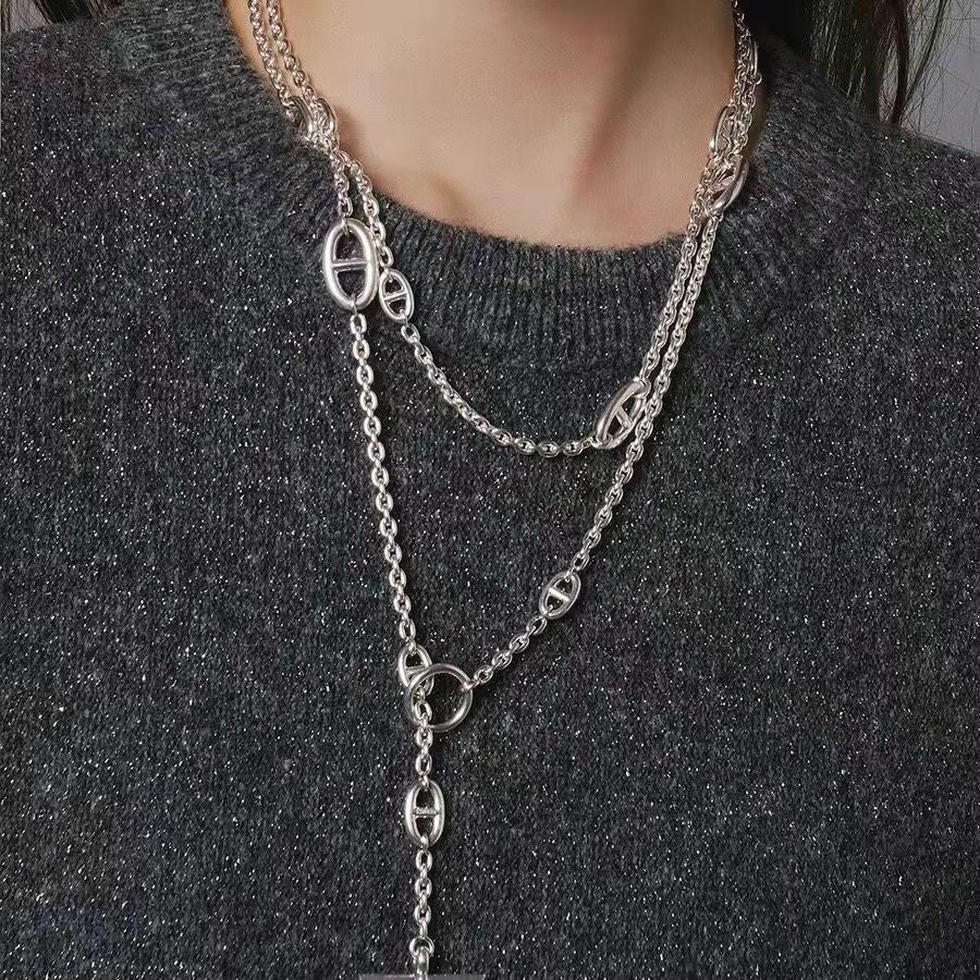 Mariner Link Long Necklace