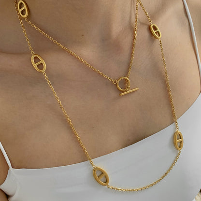 Mariner Link Long Necklace