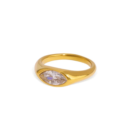Marquise Signet Ring