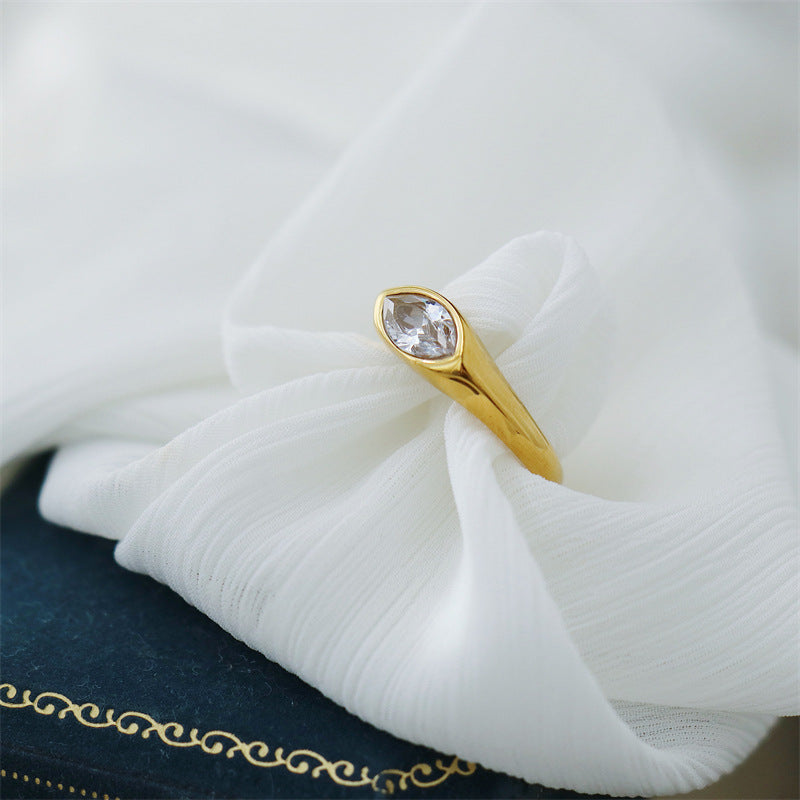Marquise Signet Ring