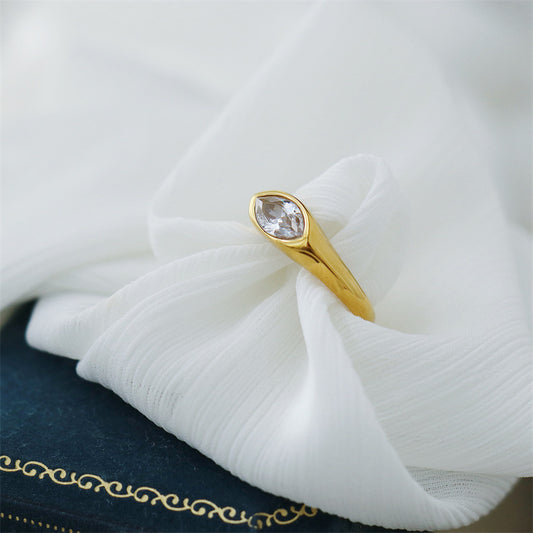 Marquise Signet Ring