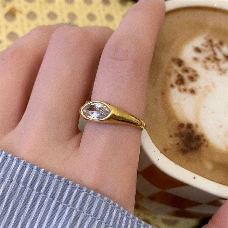 Marquise Signet Ring