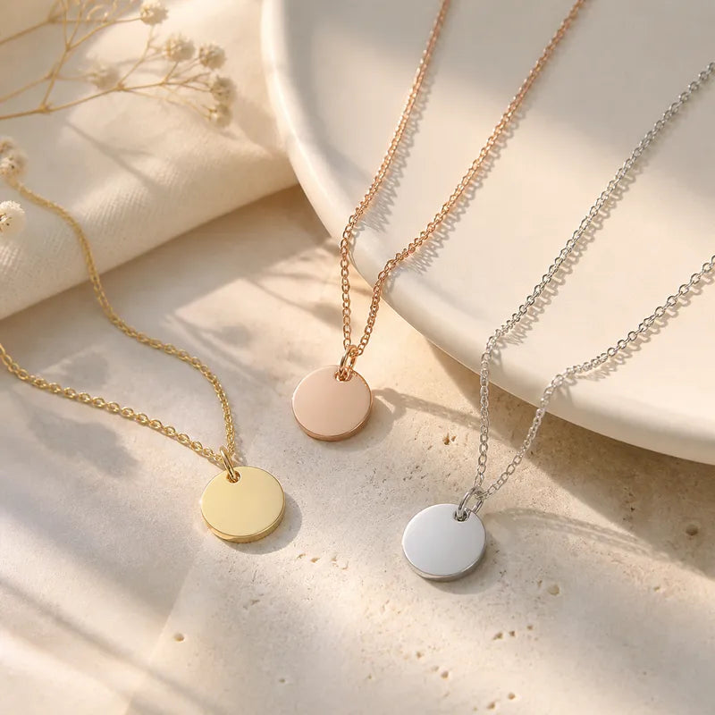 Mini Disc Necklace