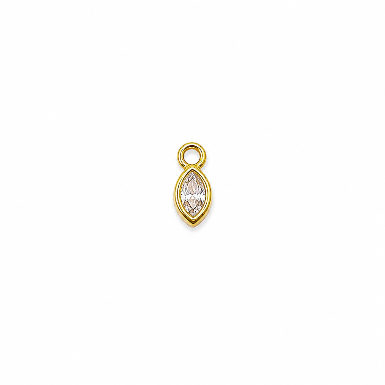 Mini Marquise | Sterling Silver Piercing Charm