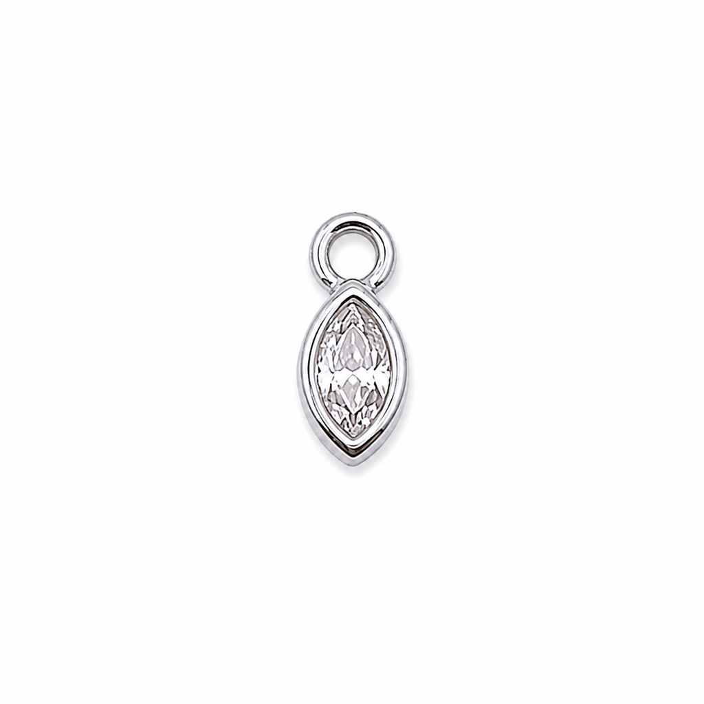 Mini Marquise | Sterling Silver Piercing Charm
