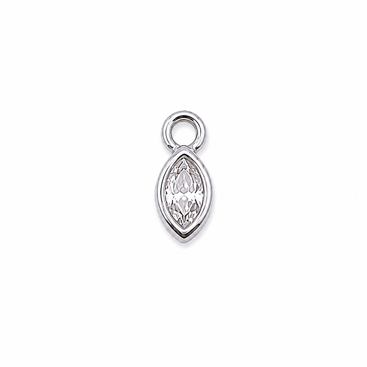 Mini Marquise | Sterling Silver Piercing Charm