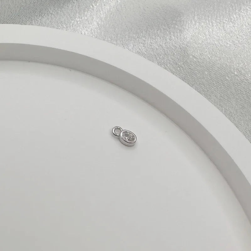 Mini Oval | Sterling Silver Piercing Charm