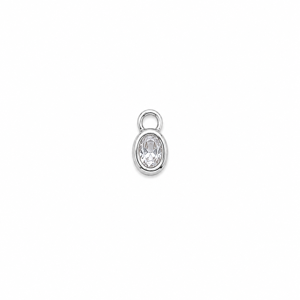 Mini Oval | Sterling Silver Piercing Charm
