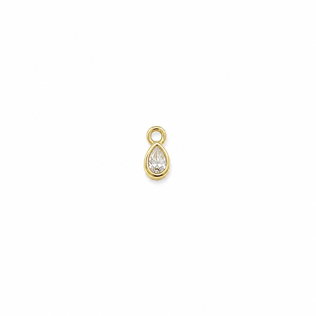 Mini Pear | Sterling Silver Piercing Charm