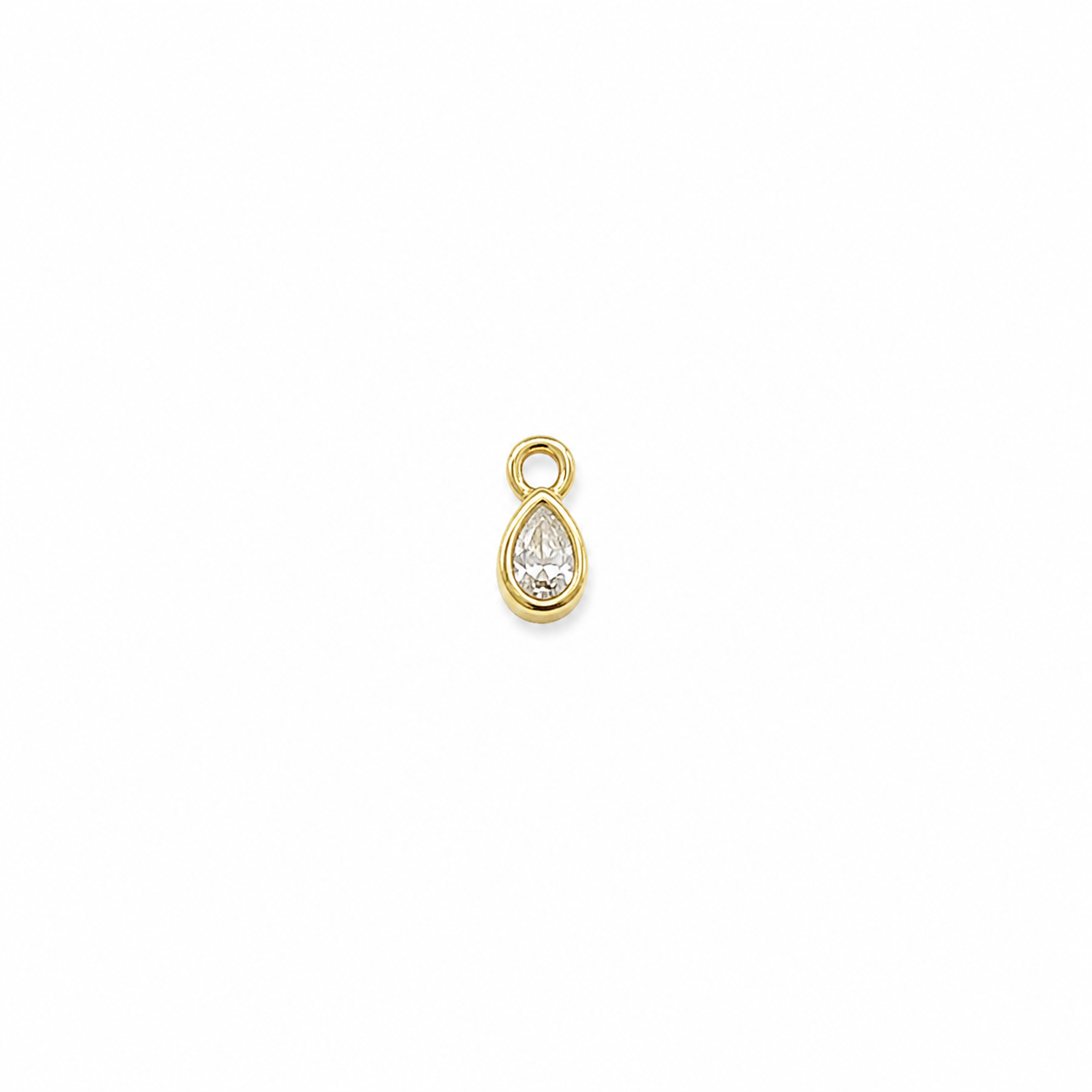 Mini Pear | Sterling Silver Piercing Charm