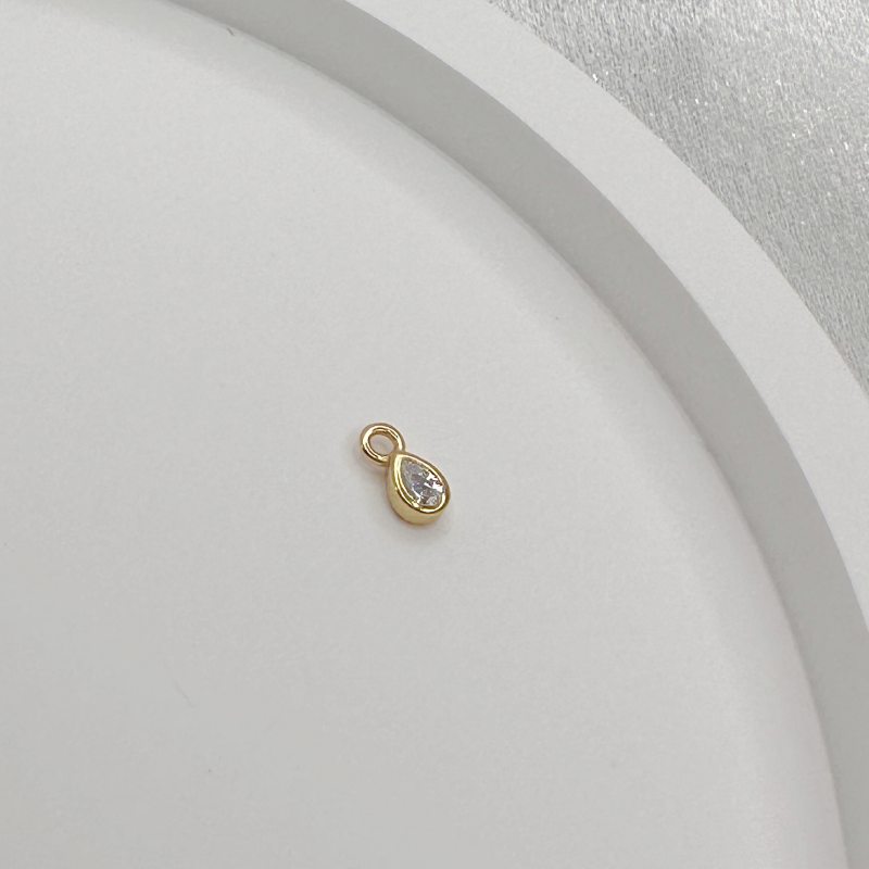 Mini Pear | Sterling Silver Piercing Charm