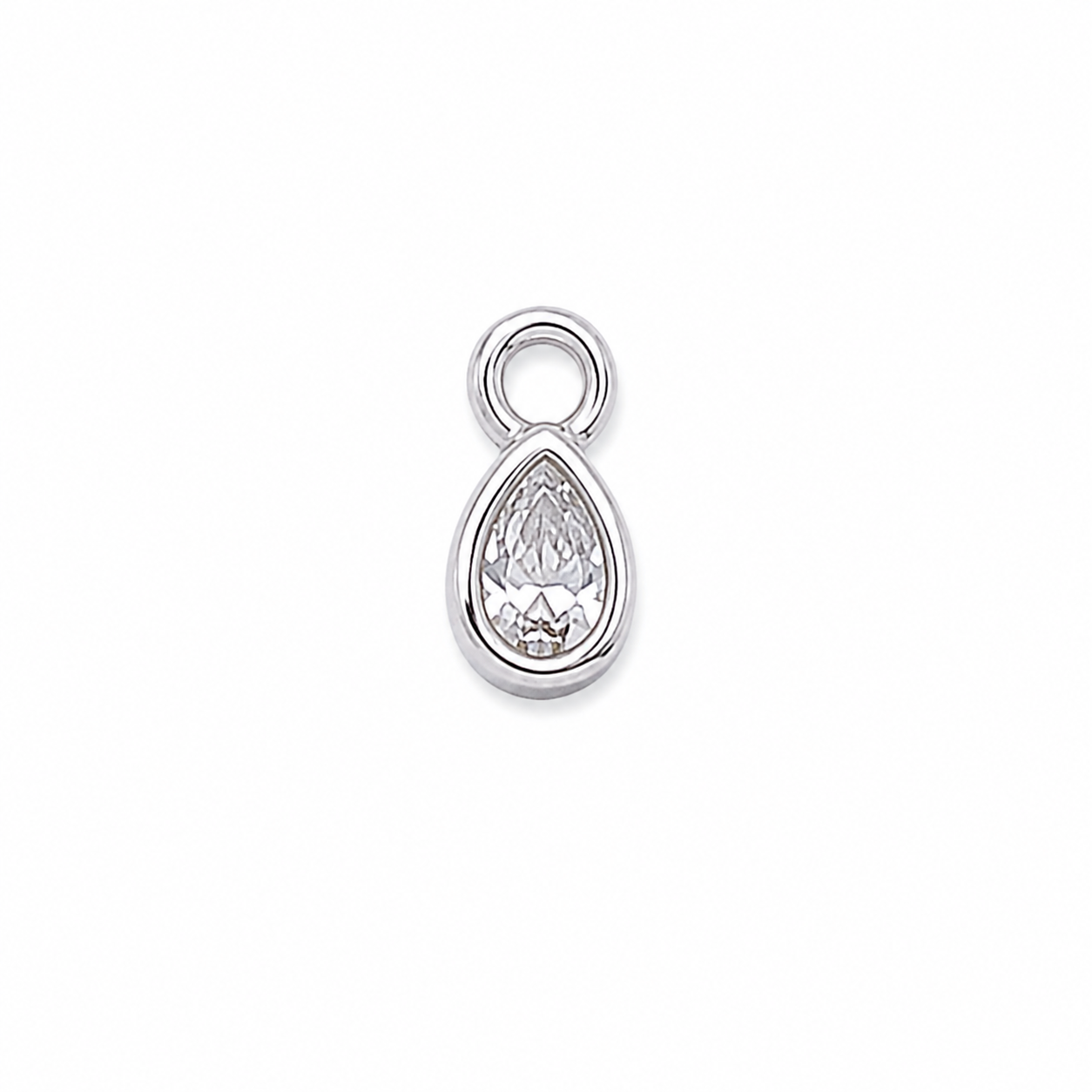 Mini Pear | Sterling Silver Piercing Charm