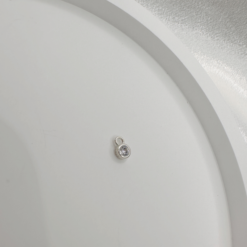Mini Round | Sterling Silver Piercing Charm