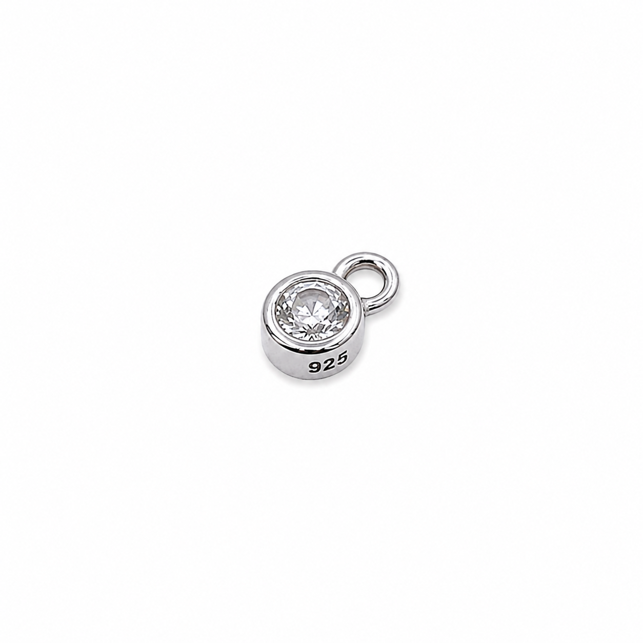 Mini Round | Sterling Silver Piercing Charm