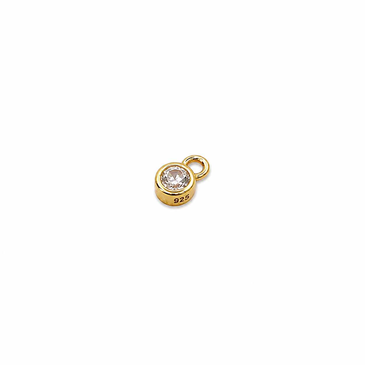 Mini Round | Sterling Silver Piercing Charm
