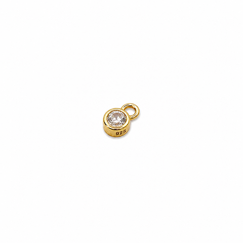 Mini Round | Sterling Silver Piercing Charm