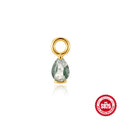 Moss Agate | Sterling Silver Earring Charms