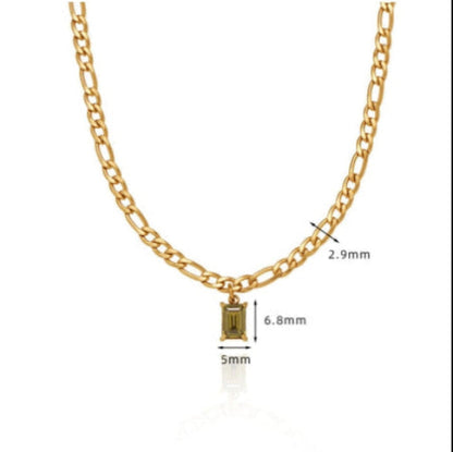 Olive Figaro Necklace