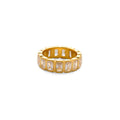 Muse Emerald Cut CZ Ring